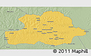 Savanna Style 3D Map of Makoua