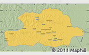 Savanna Style Map of Makoua