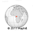 Outline Map of Makoua