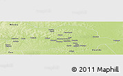 Physical Panoramic Map of Makoua