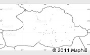 Blank Simple Map of Makoua, no labels
