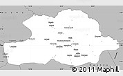 Gray Simple Map of Makoua