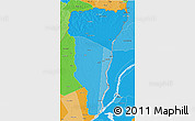 Political Shades 3D Map of Likouala