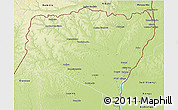 Physical 3D Map of Dongou