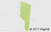 Physical 3D Map of Epena, cropped outside