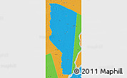 Political 3D Map of Epena