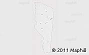 Silver Style 3D Map of Epena, single color outside