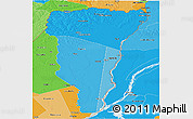 Political Shades Panoramic Map of Likouala