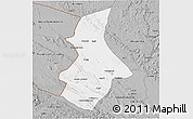 Gray 3D Map of Kibangou