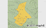 Savanna Style 3D Map of Kibangou