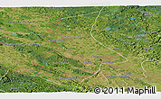 Satellite Panoramic Map of Kibangou