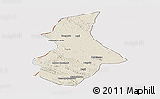 Shaded Relief Panoramic Map of Kibangou, cropped outside