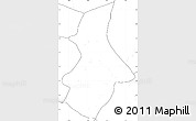 Blank Simple Map of Kibangou, no labels