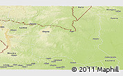 Physical Panoramic Map of Ouesso