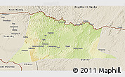 Physical 3D Map of Sembe, shaded relief outside