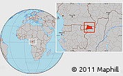 Gray Location Map of Sembe