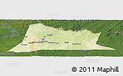 Physical Panoramic Map of Sembe, satellite outside