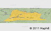 Savanna Style Panoramic Map of Sembe