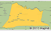Savanna Style Simple Map of Sembe