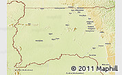 Physical 3D Map of Souanke