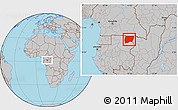 Gray Location Map of Souanke