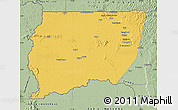 Savanna Style Map of Souanke