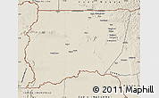 Shaded Relief Map of Souanke