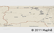 Shaded Relief Panoramic Map of Souanke
