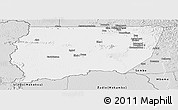 Silver Style Panoramic Map of Souanke