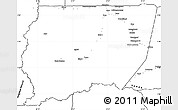 Blank Simple Map of Souanke