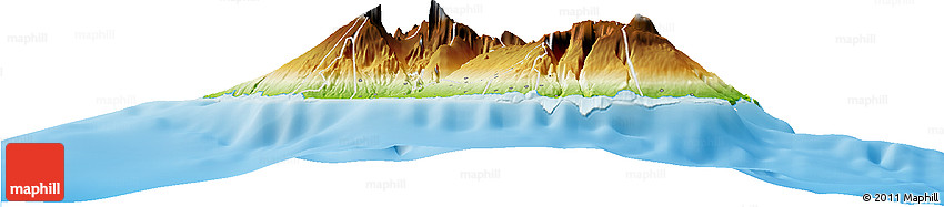 Physical Horizon Map of Arrondissement_souse_le_Vent