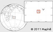 Blank Location Map of Le Port, highlighted country