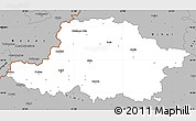 Gray Simple Map of Arad