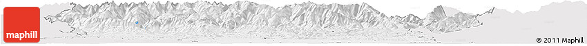 Silver Style Horizon Map of Arges, single color outside