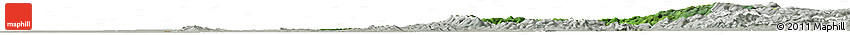 Satellite Horizon Map of Bihor, lighten, semi-desaturated