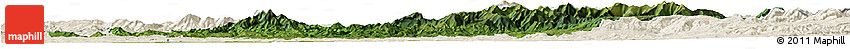 Satellite Horizon Map of Bistrita-Nasaud, shaded relief outside