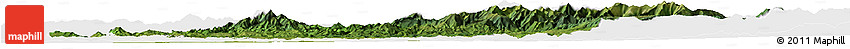 Satellite Horizon Map of Bistrita-Nasaud, single color outside