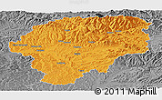 Political Panoramic Map of Bistrita-Nasaud, desaturated