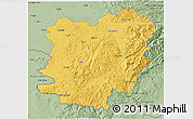 Savanna Style 3D Map of Caras-Severin