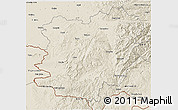 Shaded Relief 3D Map of Caras-Severin