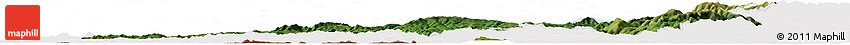 Satellite Horizon Map of Caras-Severin, cropped outside