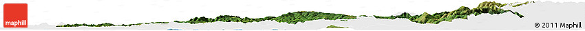 Satellite Horizon Map of Caras-Severin, single color outside
