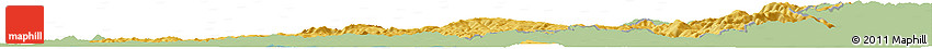 Savanna Style Horizon Map of Caras-Severin, single color outside