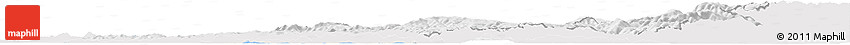 Silver Style Horizon Map of Caras-Severin, single color outside