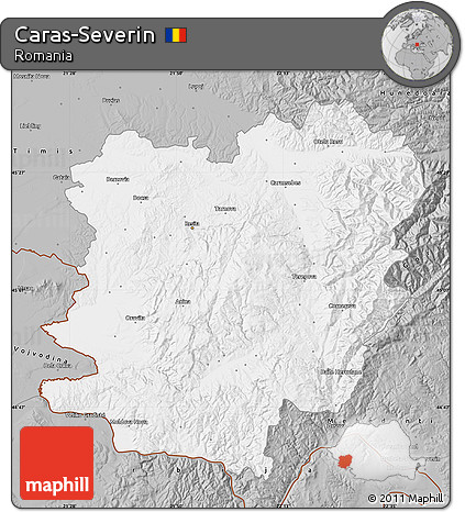 Gray Map of Caras-Severin