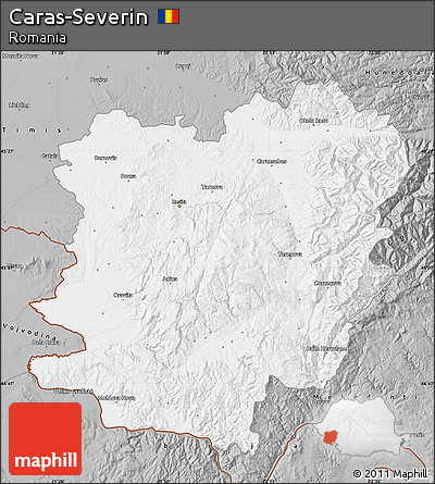 Gray Map of Caras-Severin