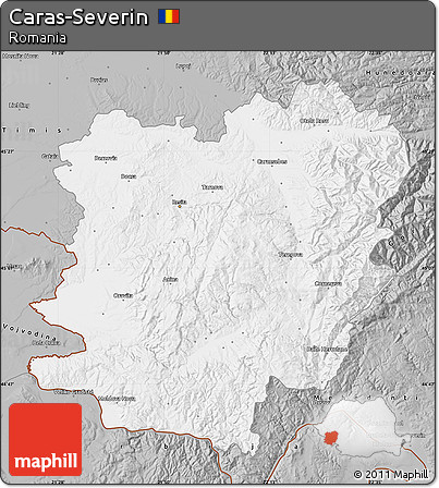 Gray Map of Caras-Severin
