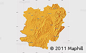 Political Map of Caras-Severin, cropped outside