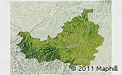 Satellite 3D Map of Cluj, lighten