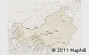 Shaded Relief 3D Map of Cluj, lighten